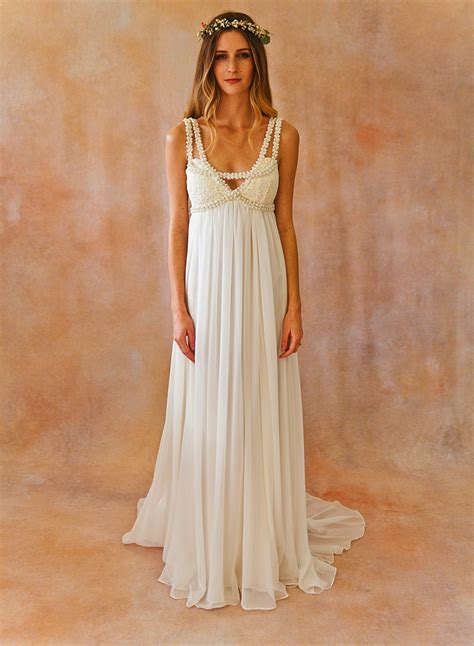 Embellished Bohemian Wedding Dress Dreamers And Lovers