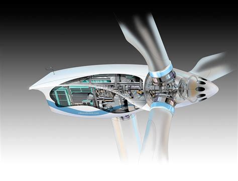 Wind Turbine Cutaway On Behance