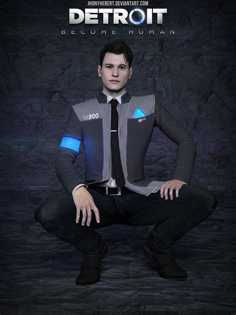 Connor Rk800 Detroit Become Human By Jhonyhebert On Deviantart
