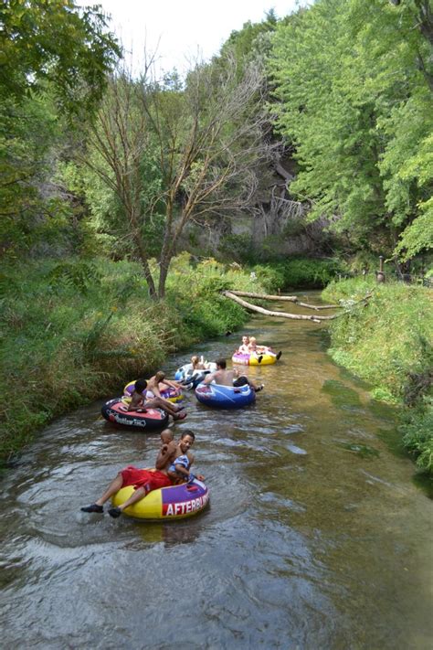 Along pine creek, known for tubing and trout fishing; Why Everyone In Nebraska Should Visit Long Pine
