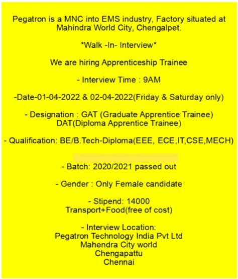 Mnc Company Job Openings In Chennai Tamil Careers