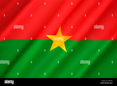 Drapeau Du Burkina Faso Photo Stock Alamy