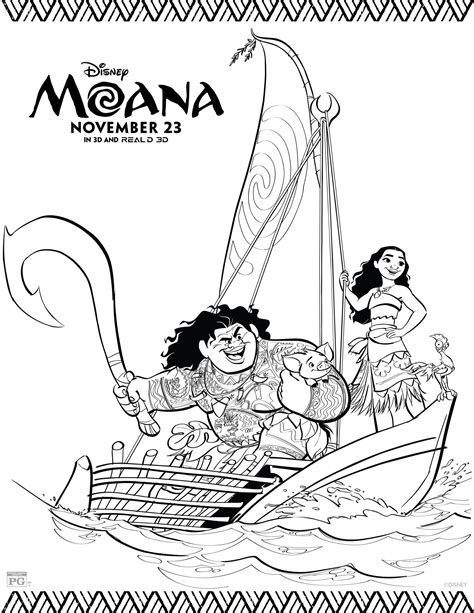 Discover these moana coloring pages for kids. Disney's Moana Coloring Pages and Activity Sheets Printables!