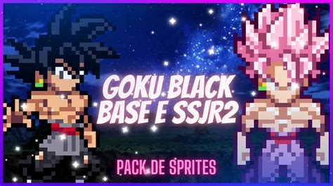 Pack De Sprites Goku Black Base E Ssjr2 Camisa Rasgada Ulsw Youtube