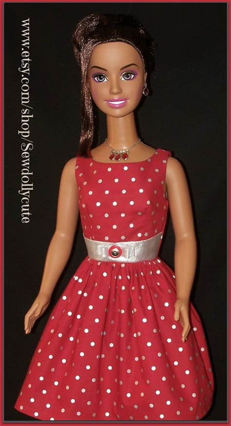 My Size Barbie Barbie Dolls Doll Clothes Sleeveless Dress Shopping Dresses Fashion