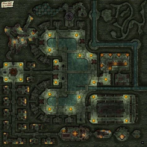 Thieves Guild Dungeon Maps Tabletop Rpg Maps Fantasy Map