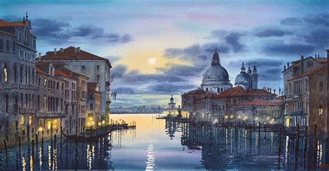 Pin By Lenka On Venice Venice Painting Grand Canal Grand Canal Venice