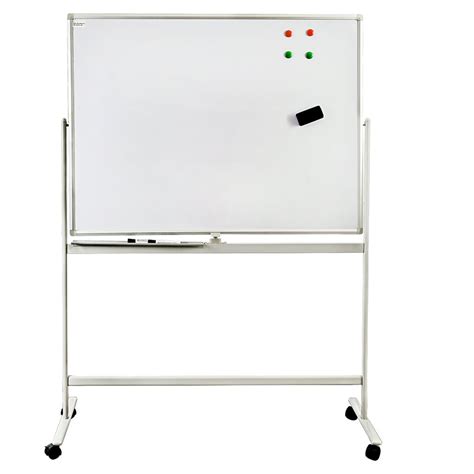 Sundale Mobile Magnetic Dry Erase Board With Wheels Rolling Stand
