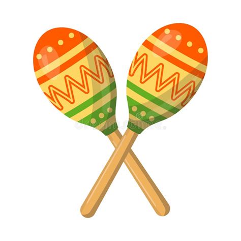 Vector Illustration Of Maraca And Instrument Sign Graphic Of Maraca And Maracas Stock Symbol