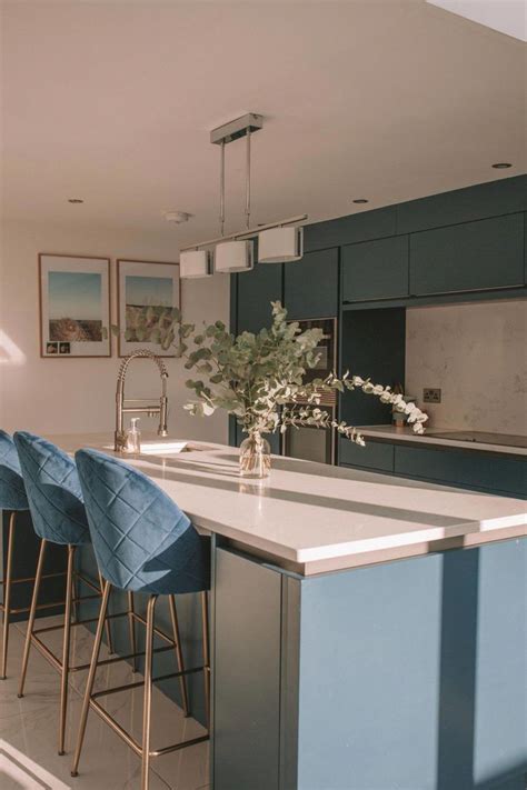 The chairs look beautiful and i love the color but the craftsmanship is poor. UPDATING THE KITCHEN WITH BLUE BAR STOOLS # ...