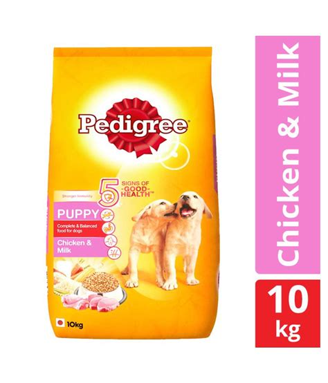 4.7 out of 5 stars 6,102. Pedigree Dry Dog Food, Chicken & Milk for Puppy, 10 kg ...