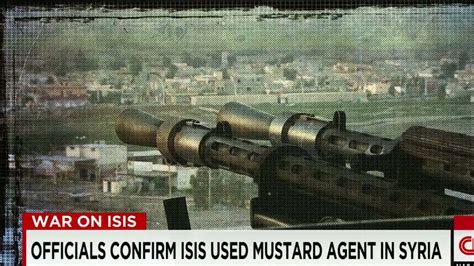 Us Isis Mortar Tests Positive For Mustard Agent Cnnpolitics