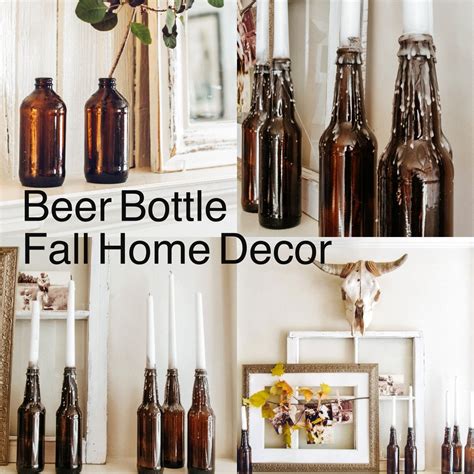 Growler Decor Beer Bottle Decor Beer Bottle Crafts Fall Home Decor