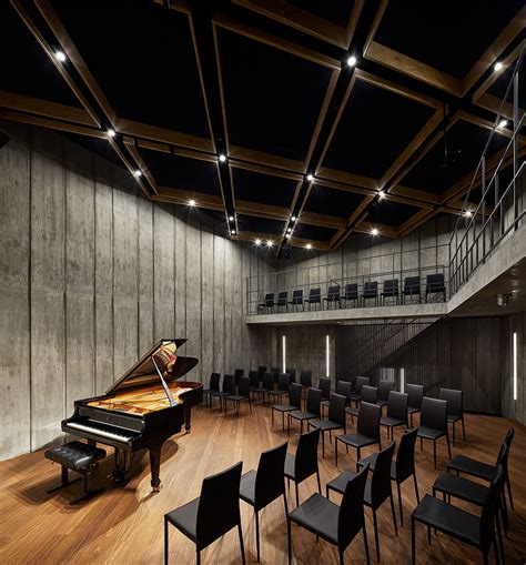 Ryo Otsuka Architects Designs Music Salon Within A Small Building In A