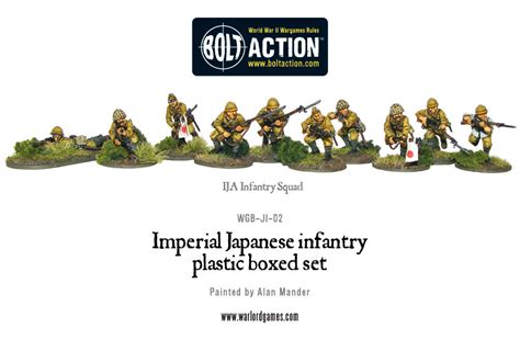 New Bolt Action Imperial Japanese Infantry Plastic Boxed Set Warlord