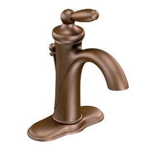 Moen Brantford Oil Rubbed Bronze One Handle Traditional Low Arc