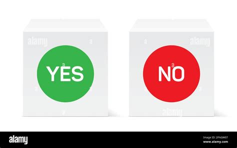 Yes Or No Choice Concept Vector Illustration Stock Vector Image And Art