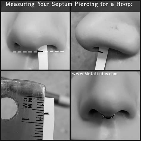Septum Ring Size Chart
