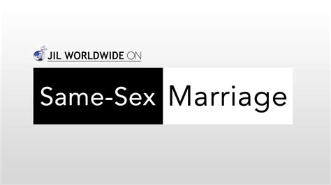 On Marriage And Equality The Jesus Is Lord Church Worldwide’s Jilcw Position On Same Sex