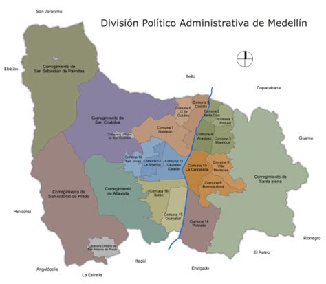 Mapa De Medellin Para Colorear