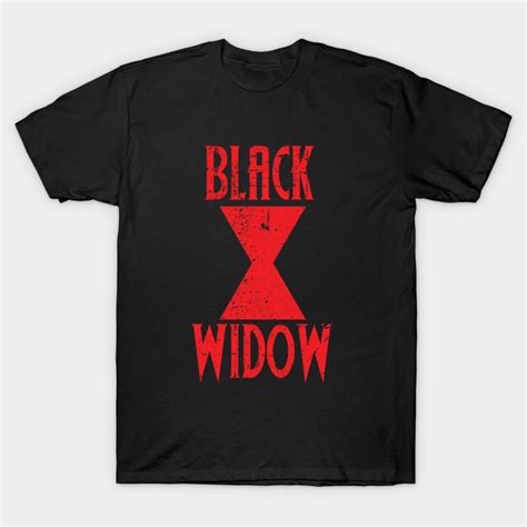 Black Widow Distressed Black Widow T Shirt Teepublic