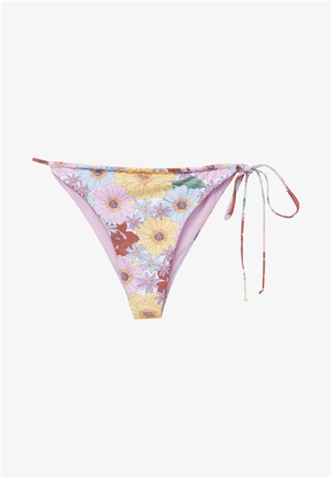 Pullandbear Floral Bikini Bottoms Multi Colouredmulti Coloured