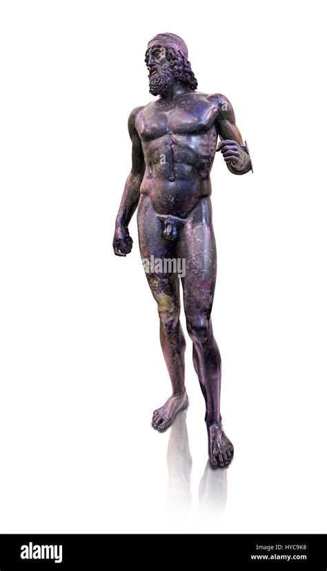 The Riace Bronze Greek Statue A Cast About 460 Bc Museo Nazionale