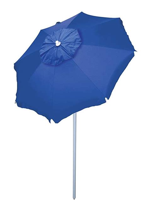 Rio Beach 6 Beach Umbrella With Sun Block Blueby Rio Brands41 Out Of