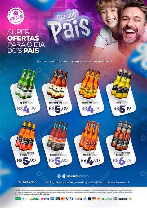 Tabloide Cervejaria Super Ofertas Para O Dia Dos Pais Social Media Psd Edit Vel Download Designi
