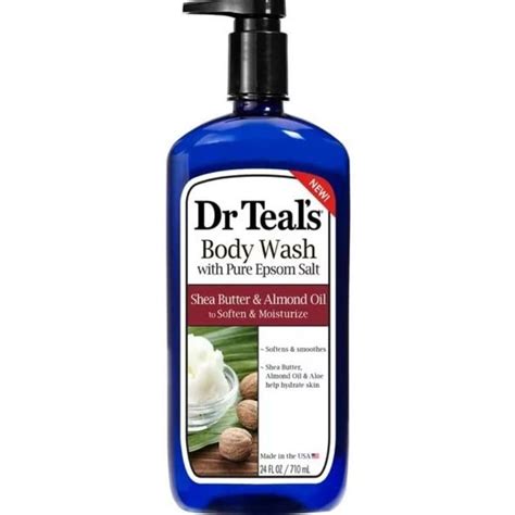 Dr Teals Body Wash With Pure Epsom Salt Shea Butter And Almond Oil Buy Dr Teals Body Wash With