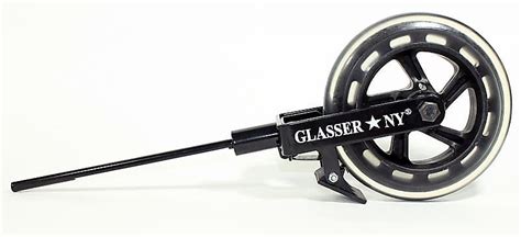 Glasser Solid Tire Bass Transport Wheel 8mm Deluxe With Reverb