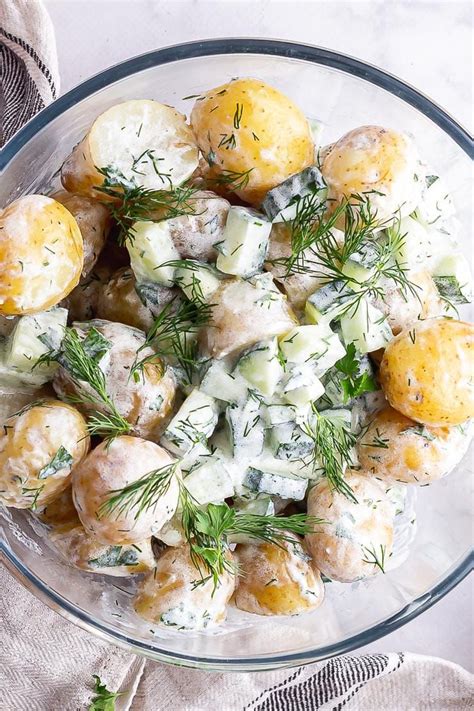 This Healthy Potato Salad Is Made With No Mayo But Uses Greek Yoghurt