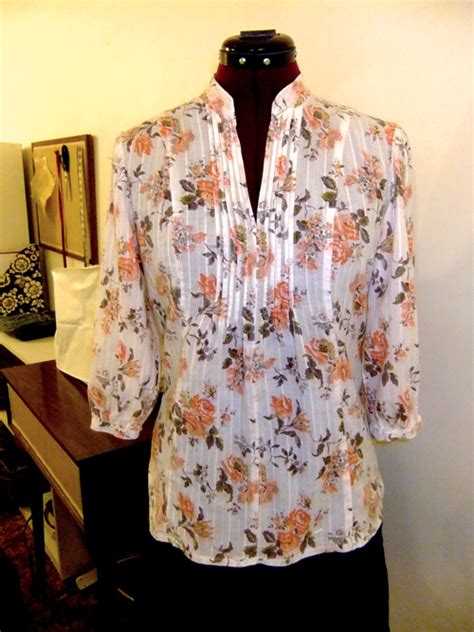 Trumbelina Sews Pattern Review Simplicity 3786 A Pintuck Shirt