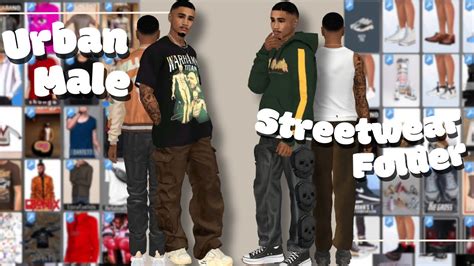 The Best Sims 4 Free Male Cc Folder Part 2💫💗 Urban Streetwear Lookbook