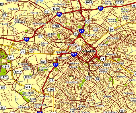 City Map Of Charlotte