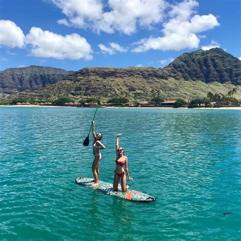 Good Weather For Sup In Hawaii Paddle Boarding Pictures Standup