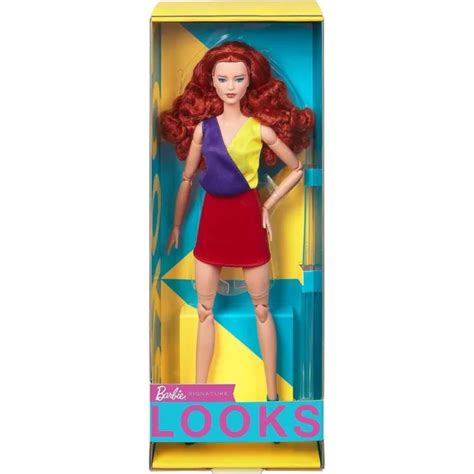 Barbie Signature Posable Looks Doll Original Curly Red Hair Hjw80 £