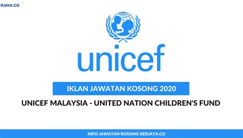Unicef is active in various functional areas. UNICEF Malaysia - United Nation Children's Fund • Kerja ...