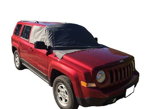 2016 Jeep Patriot With A Patented Gethercovered Windshield Cover Giving