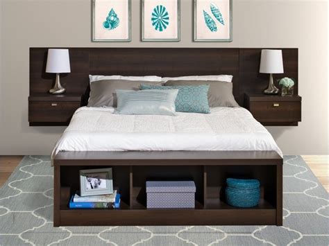 Diy headboards have gained mass appeal over the past few years. King Size Headboard With Storage And Lights: The Best ...