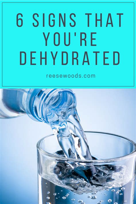6 Signs That Youre Dehydrated Reese Woods Fitness Dehydrator Mom