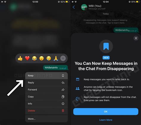El Truco De Whatsapp Para Conservar Fotos Y Videos En Chats Con Los Mensajes Temporales Activados