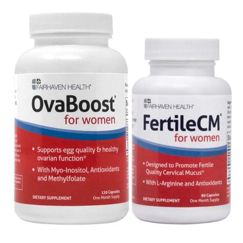 Ovaboost And Fertilecm For Women Fertility Pills For Women