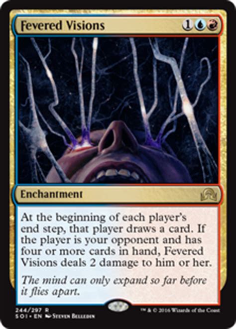 Legacy decks may consist of cards from all magic card sets, any edition of the core set, and all special sets, supplements, and promotional printings released by wizards of the coast. Fevered Visions #244 Shadows Over Innistrad MtG Single Card on sale at ToyWiz.com