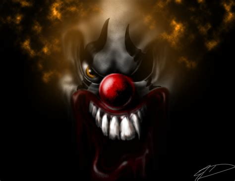 Evil Clown By Jcdow3arts On Deviantart