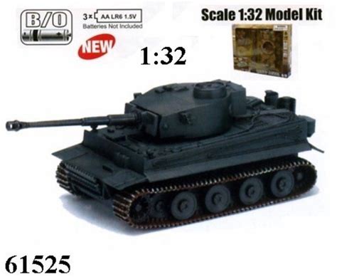 New Ray 132nd Scale Wwii German Tiger I Tank Battery Operated