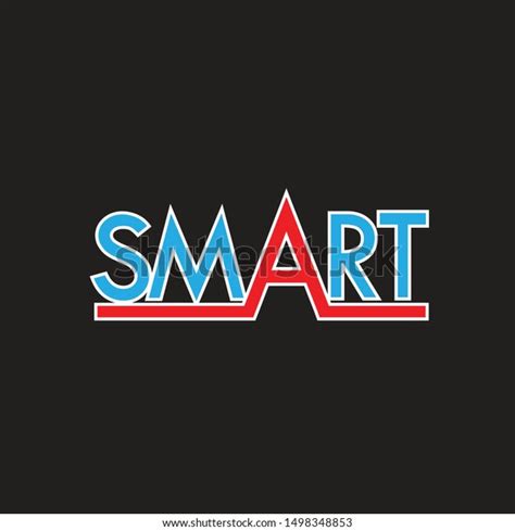 Logo Design Word Smart Logos Form Stock Vector Royalty Free