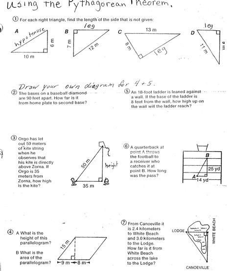 Trig applications geometry chapter 8 packet key. Homework Answer Key Unit 8 Right Triangles And ...