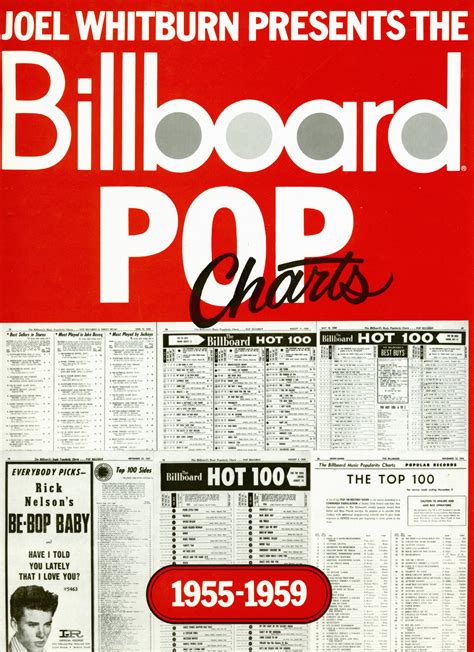 Joel Whitburn Bücherbooks Billboard Pop Charts 1955 1959 Hardcover