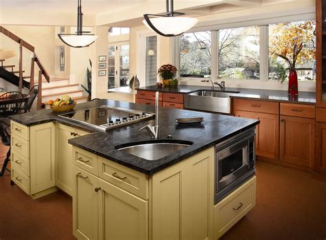 Contrasting Kitchen Island Gallery Custom Wood Products